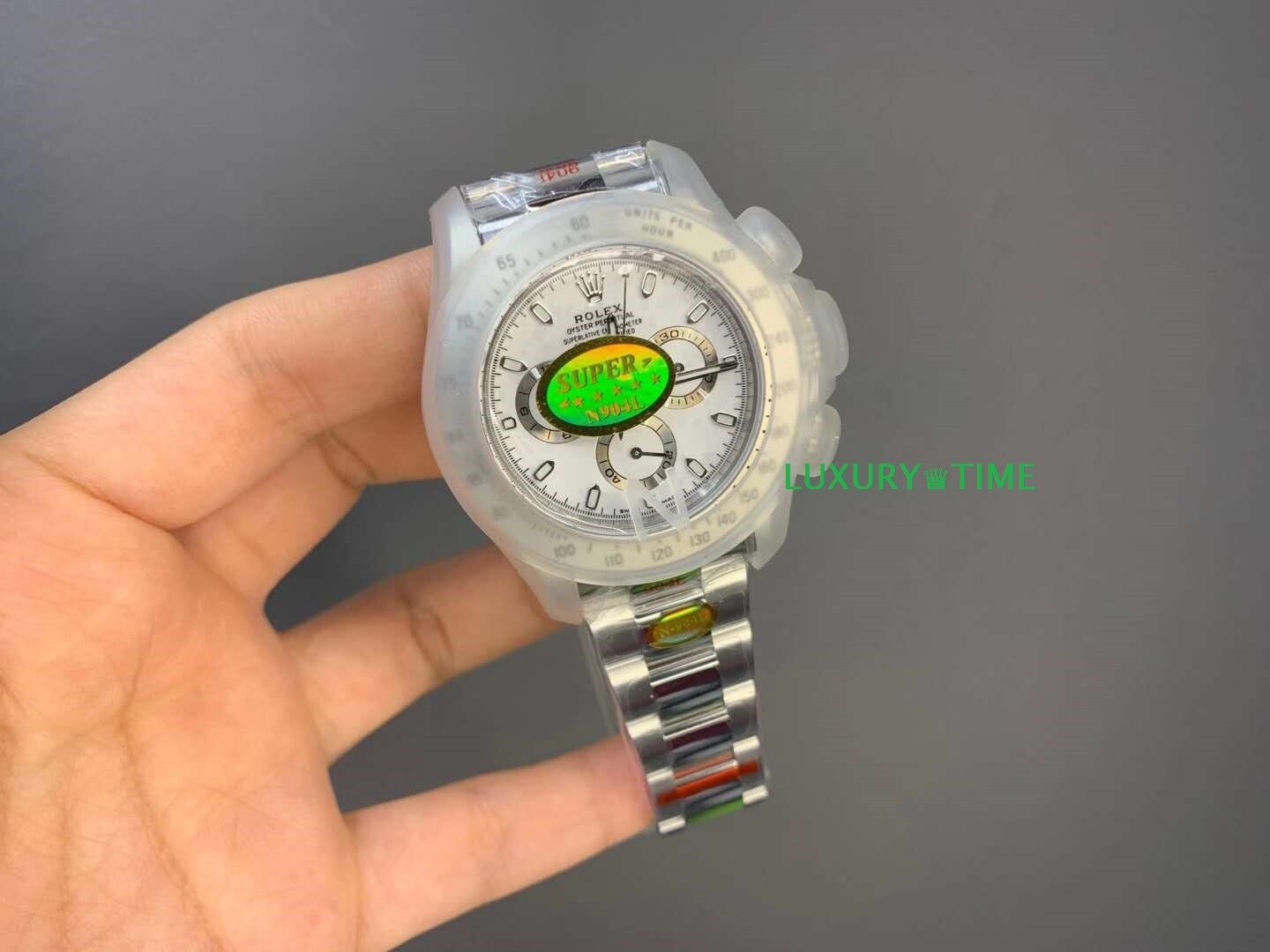 ROLEX REPLICA DAYTONA 116520 WHITE DIAL CLONE MOVEMENT 4130