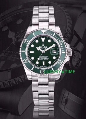 rolex replica submariner 116610LV verde hulk orologio 3135 clone movement