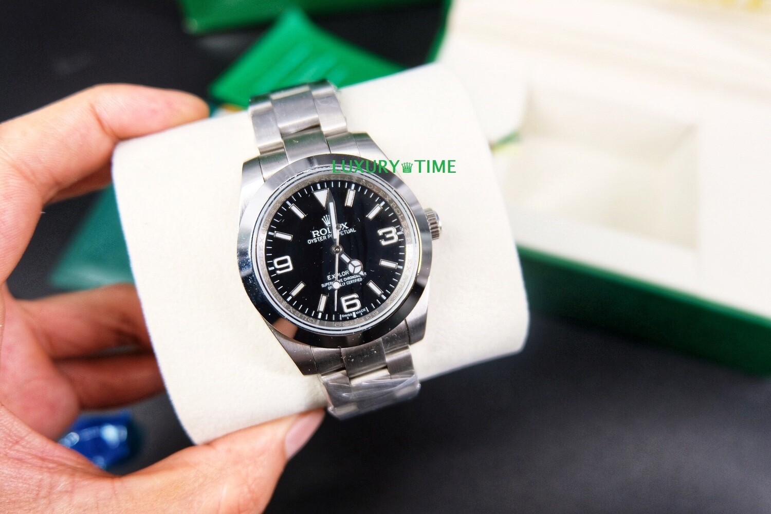 rolex replica explorer I 39mm black dial orologio replica copia