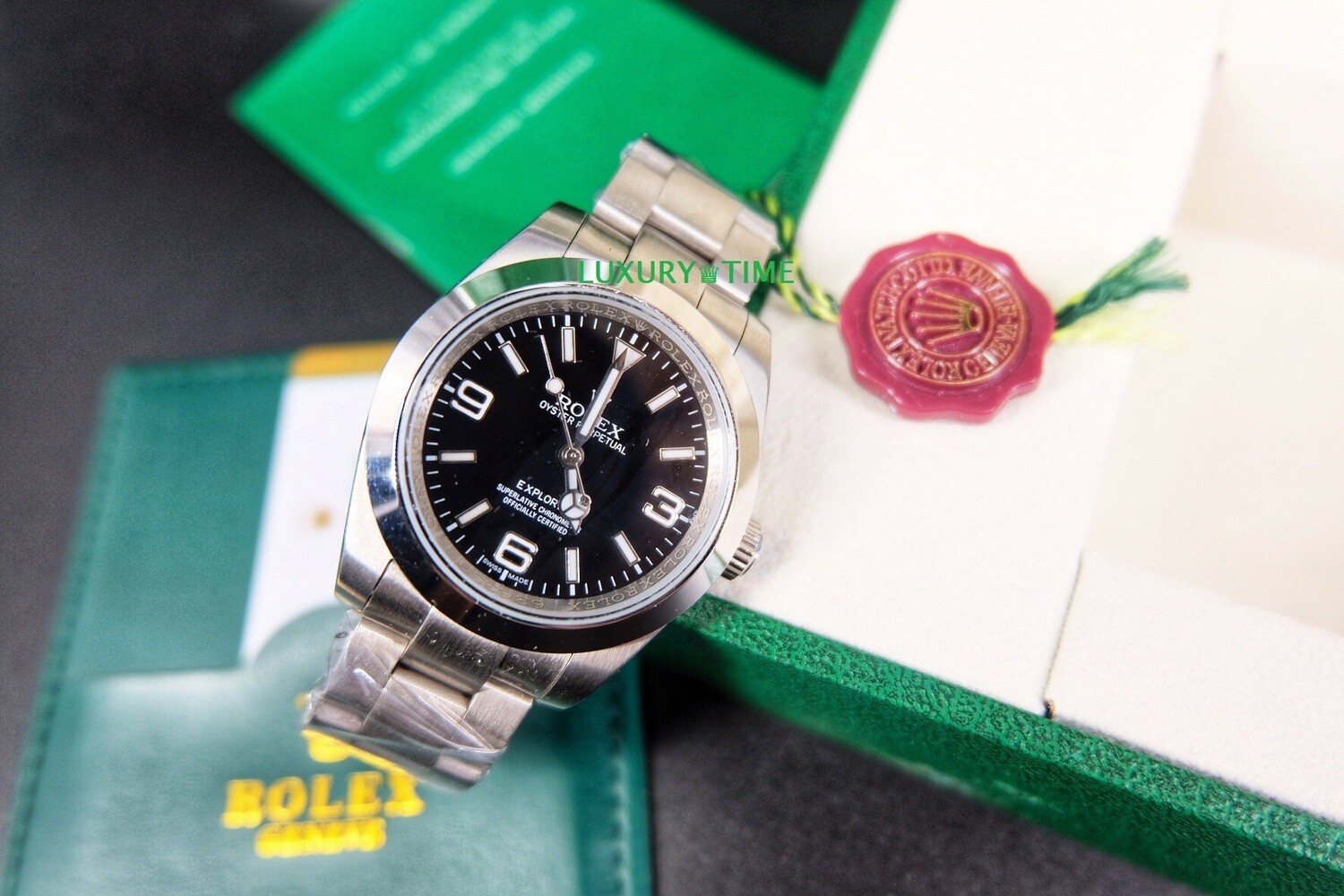 rolex replica explorer I 39mm black dial orologio replica copia