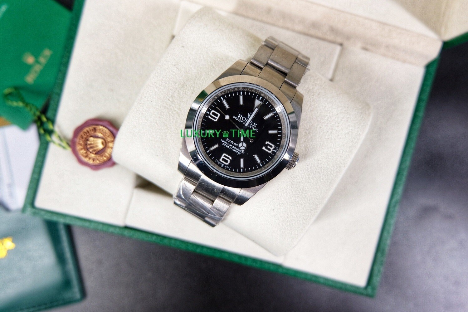 rolex replica explorer I 39mm black dial orologio replica copia
