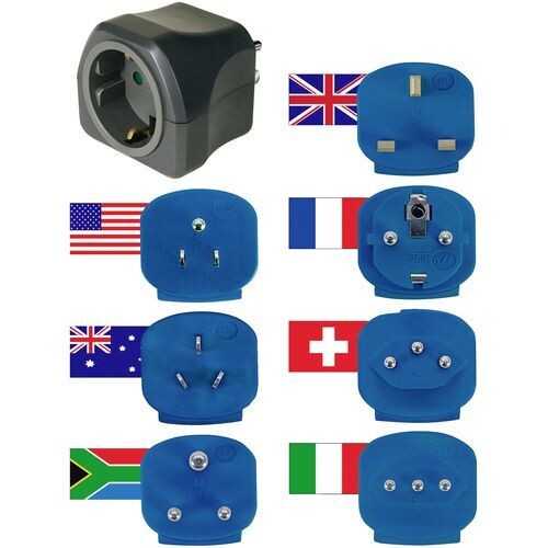 Travel plug set world
