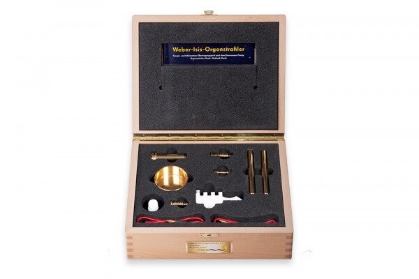 Weber-Isis® Set Accessoires pour emetteur d'orgone 1:1 plaqué or