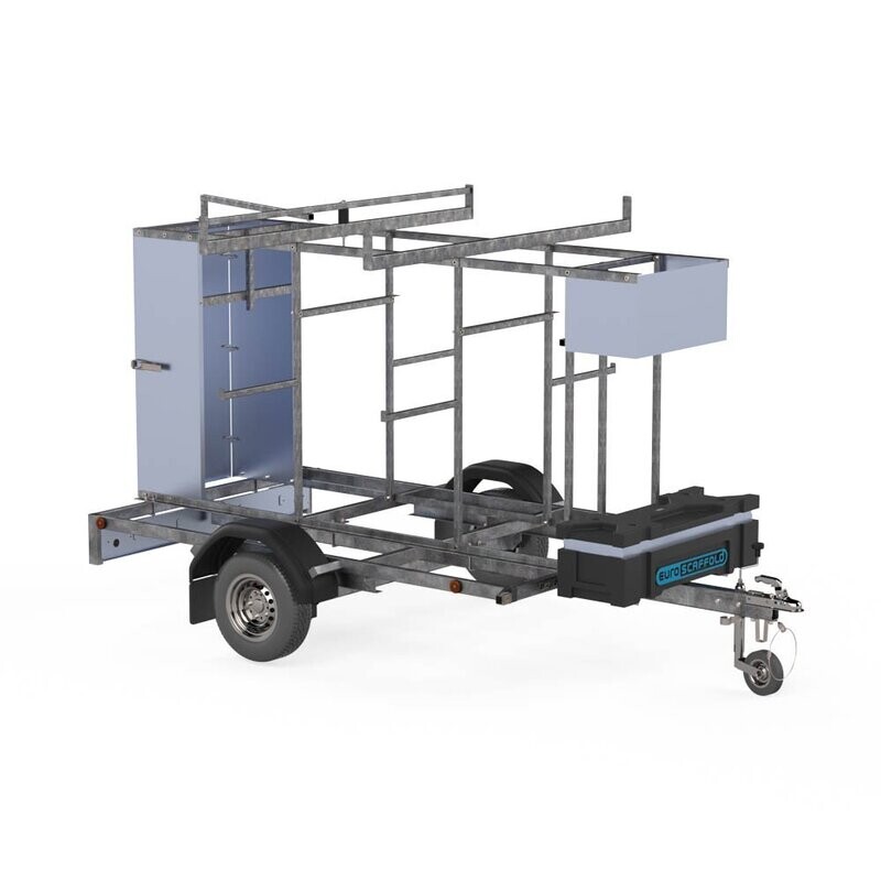 Steigeraanhanger 2.50m/750kg afsluitbaar