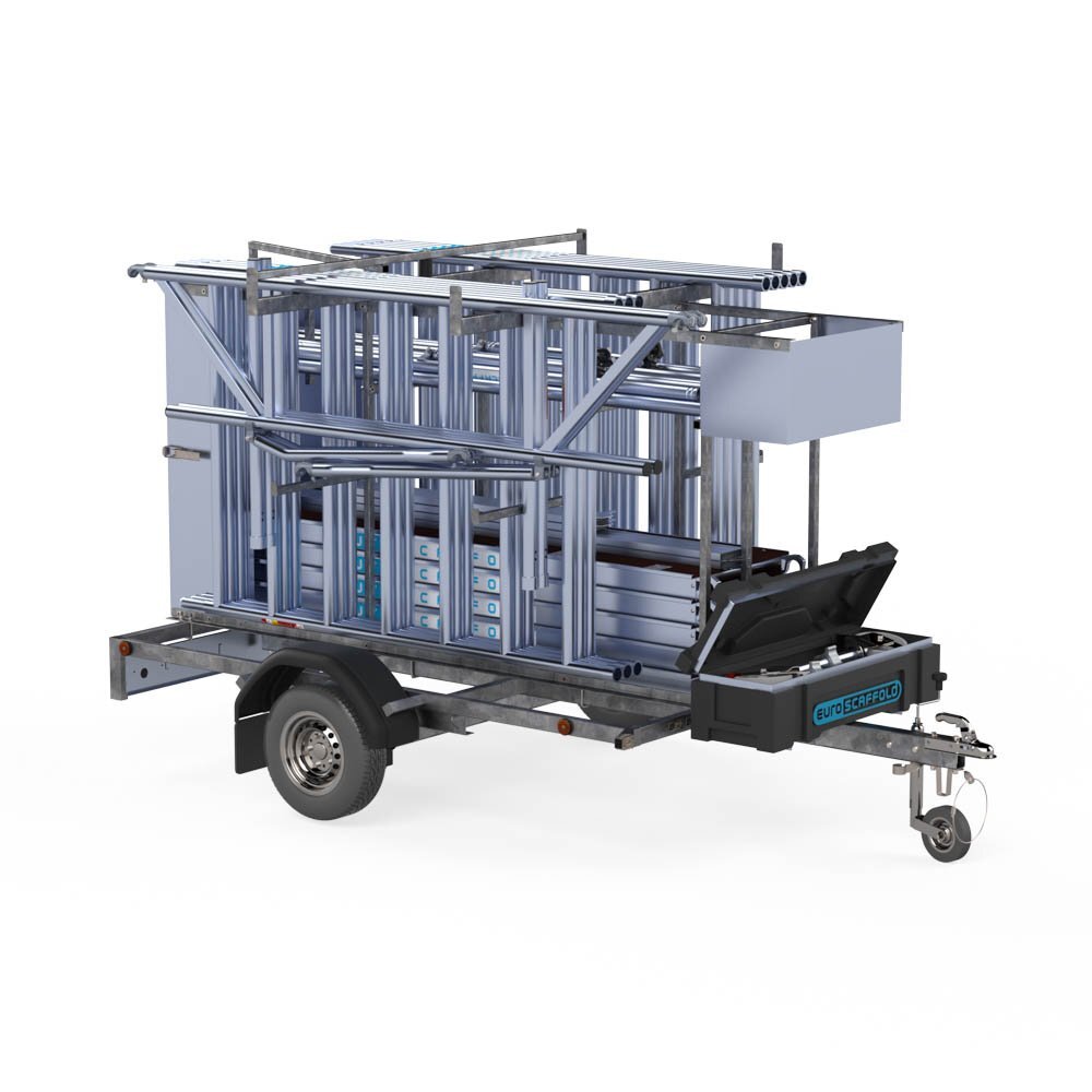 Steigeraanhanger 2.50m/750kg afsluitbaar