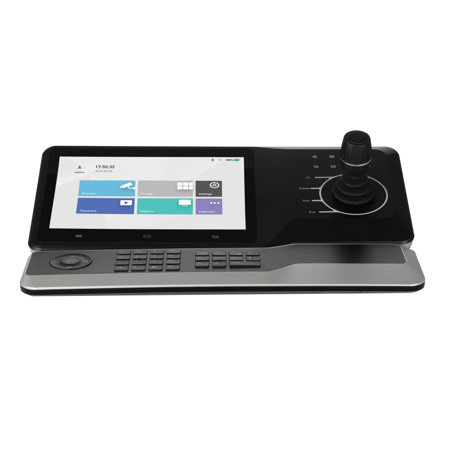 3 Achsen Joystick Keyboard 10.1" touchable screen - Display