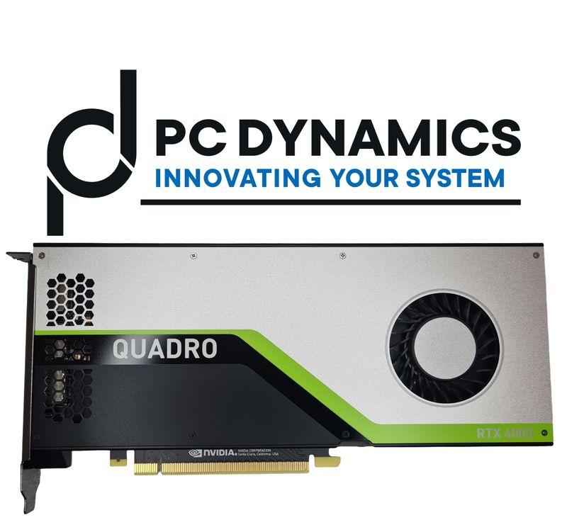 NVIDIA Quadro RTX 4000 – 8GB GDDR6 • 3x DisplayPort  • PCIe 3.0 x16