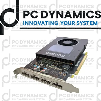 NVIDIA Quadro P2200 – 5GB GDDR5X • 4x DisplayPort 1.4 • PCIe 3.0