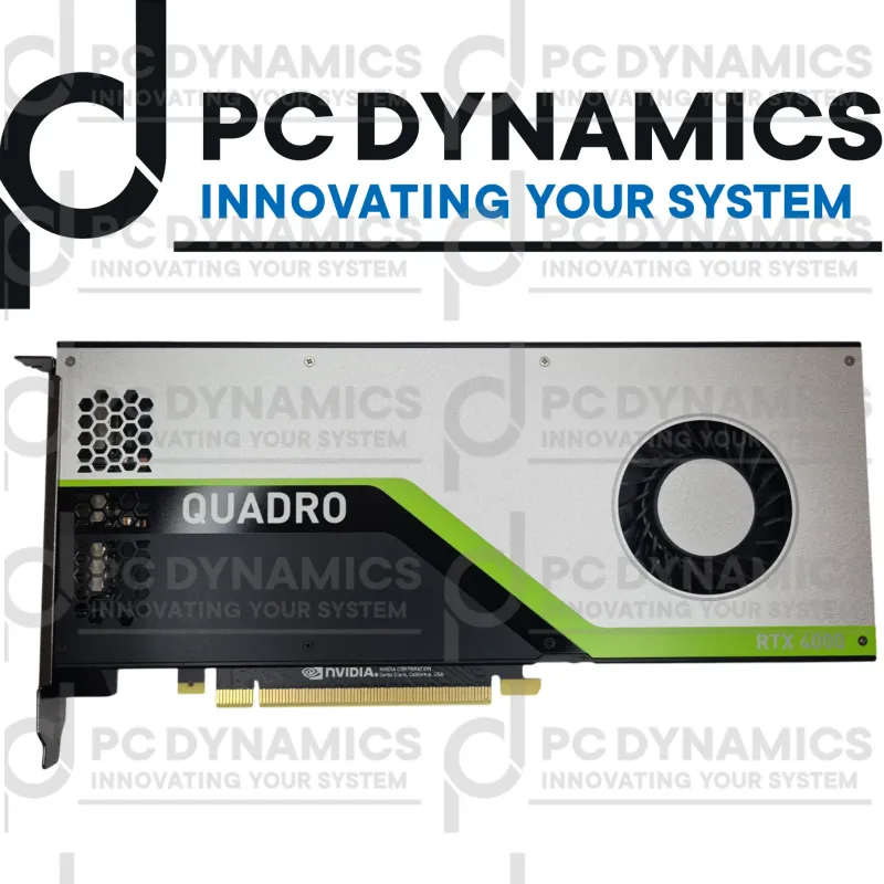 NVIDIA Quadro RTX 4000 – 8GB GDDR6 • 3x DisplayPort • PCIe 3.0 x16