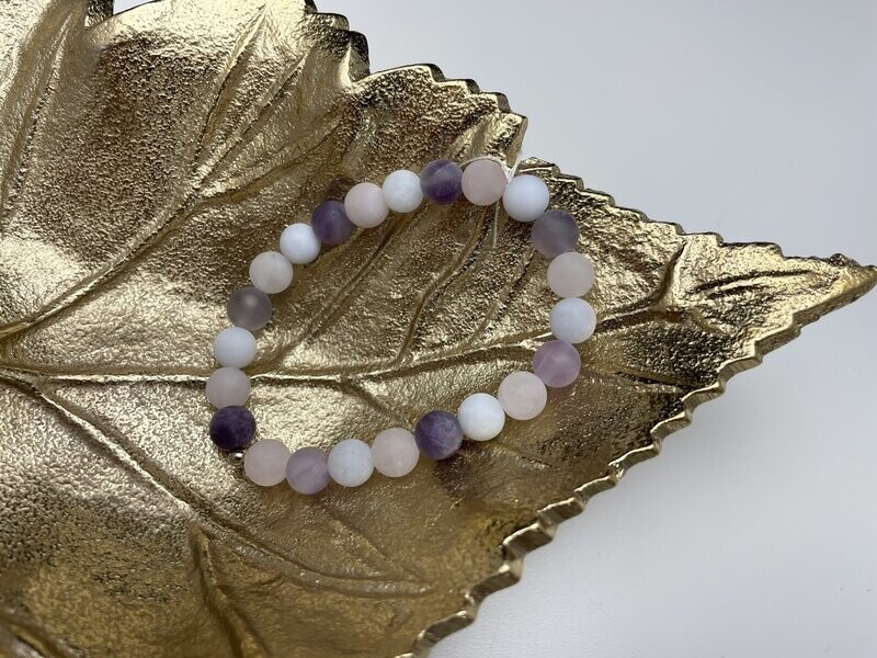 Armband matte 8mm kralen