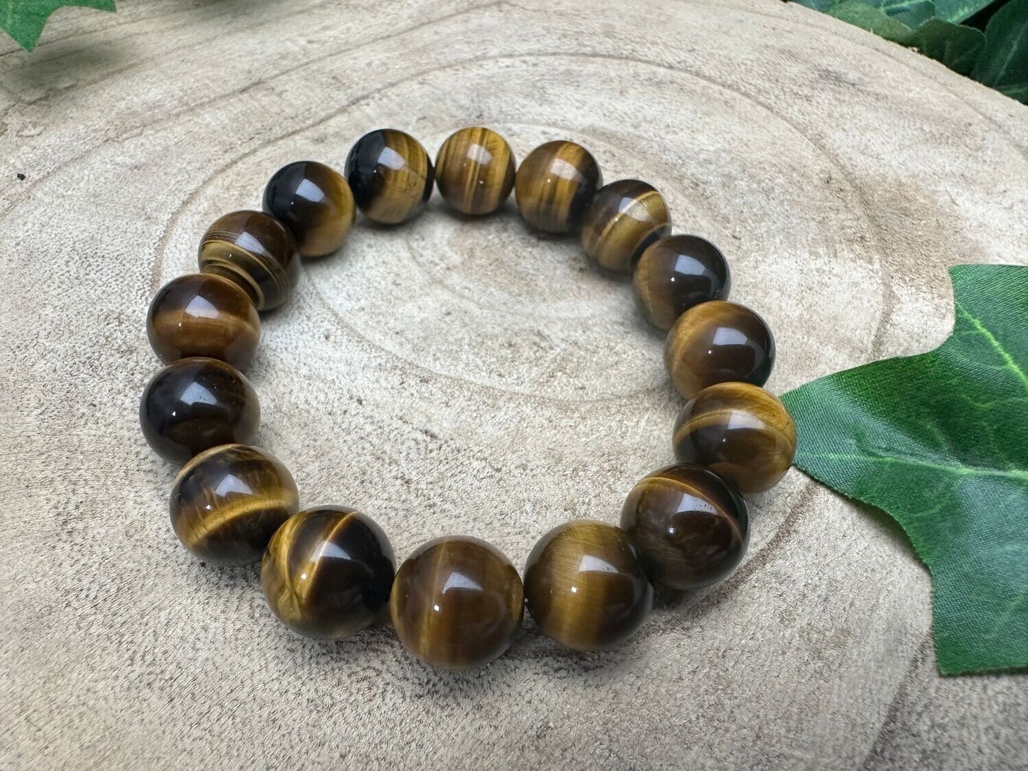 Armband Tijgeroog 12mm