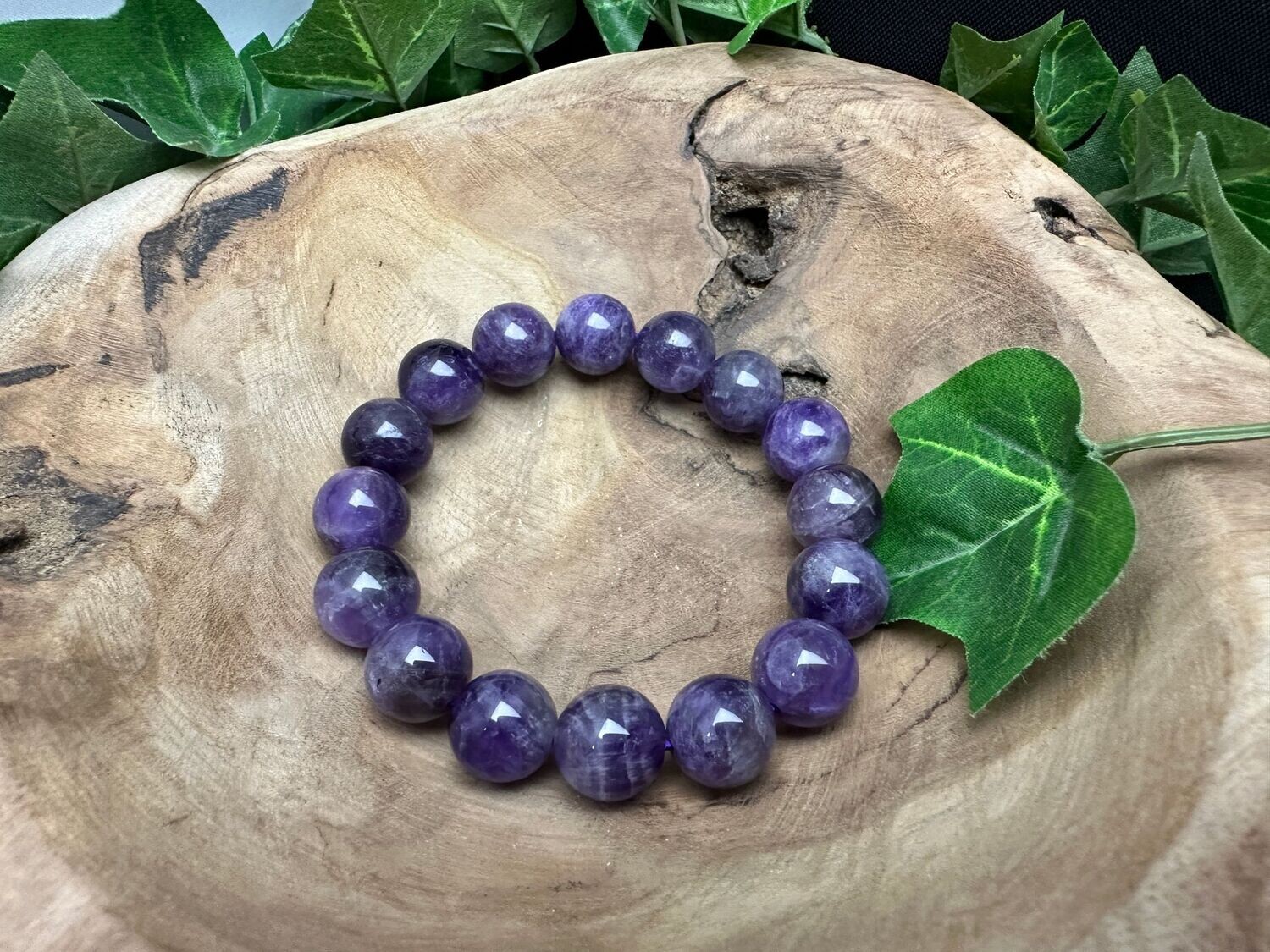 Armband Amethist 12mm