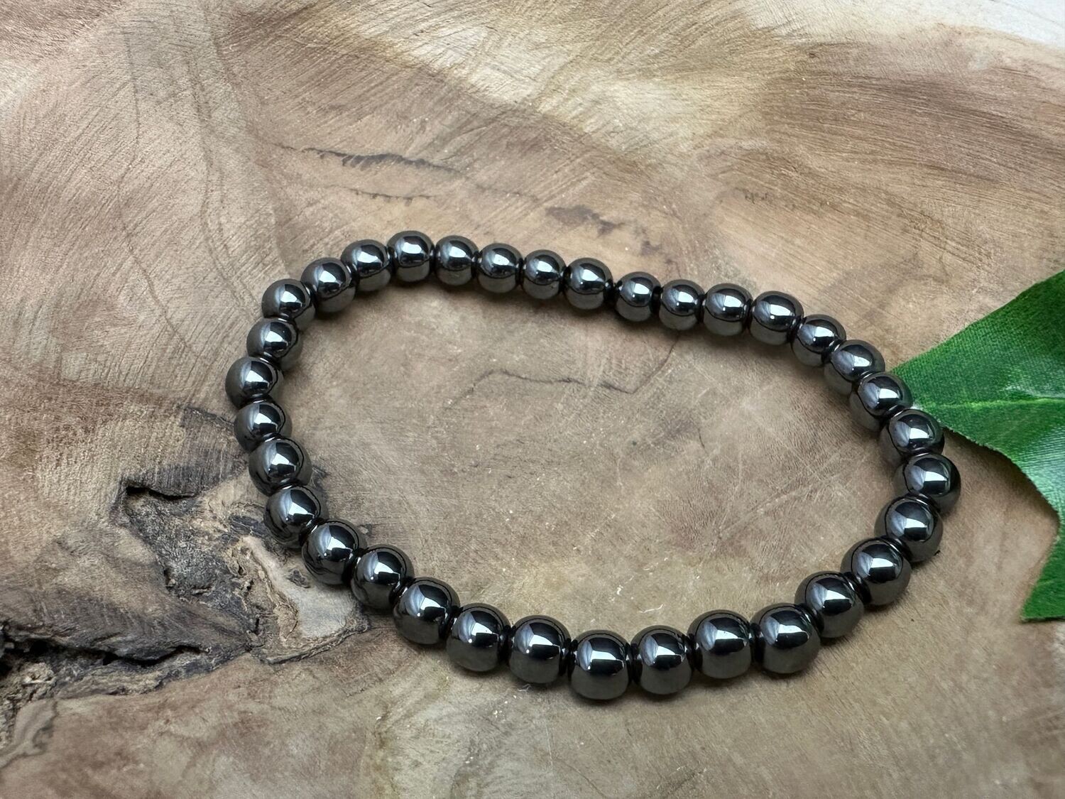 Hematiet armband 6mm