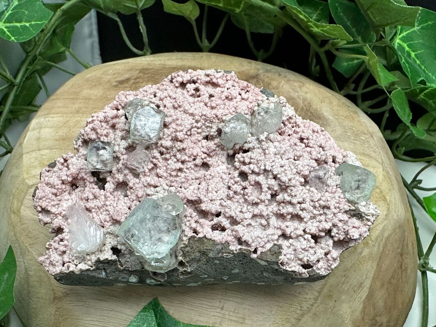 Groene Apofyliet met Stilbiet
