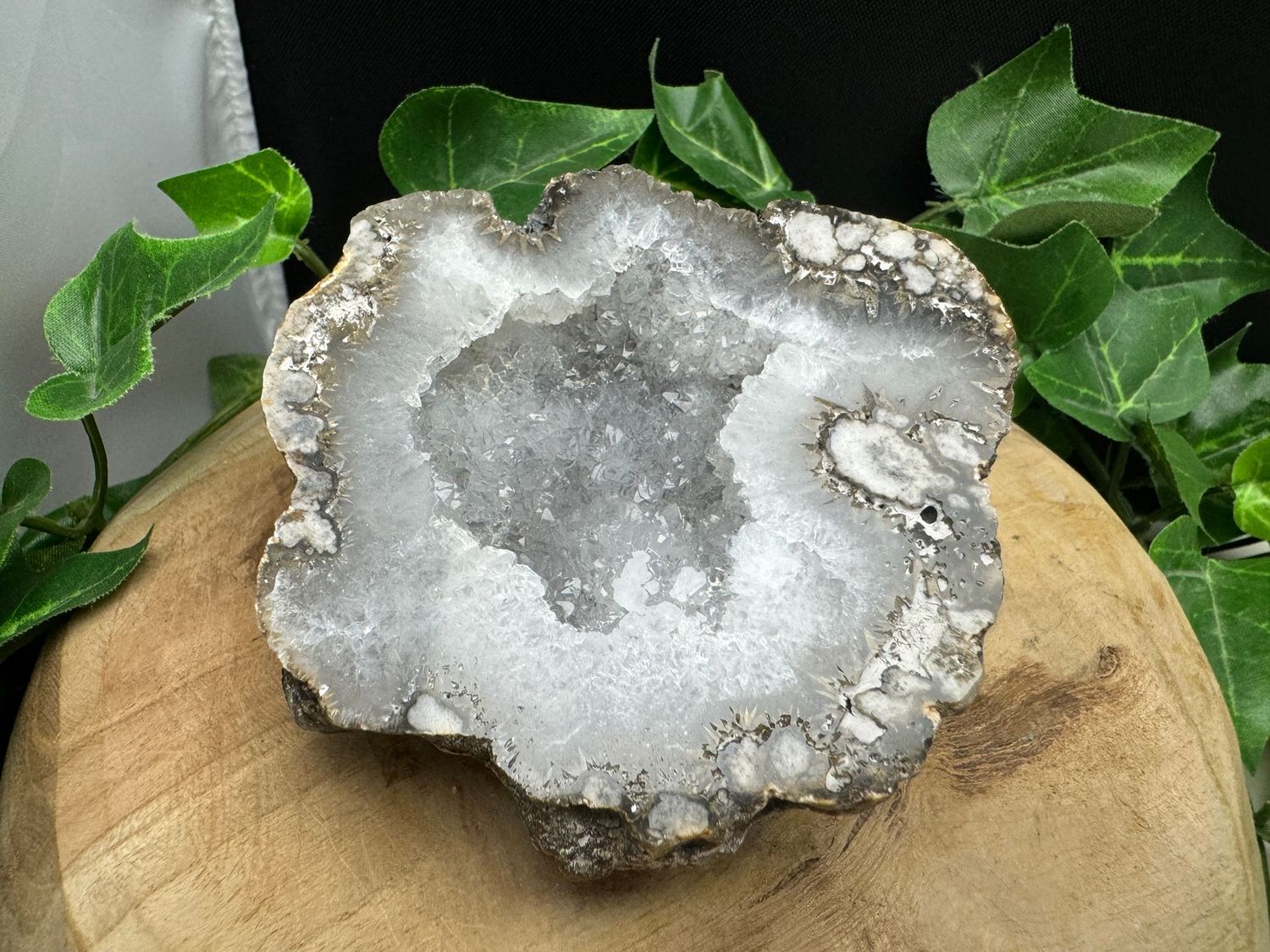 Halve Kwarts geode