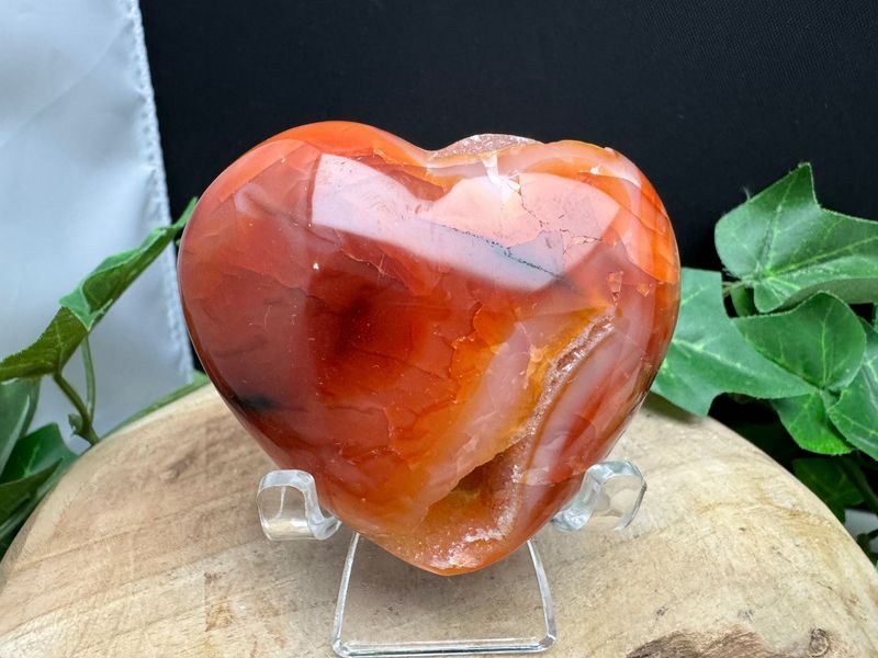 Druzy Carneool hart