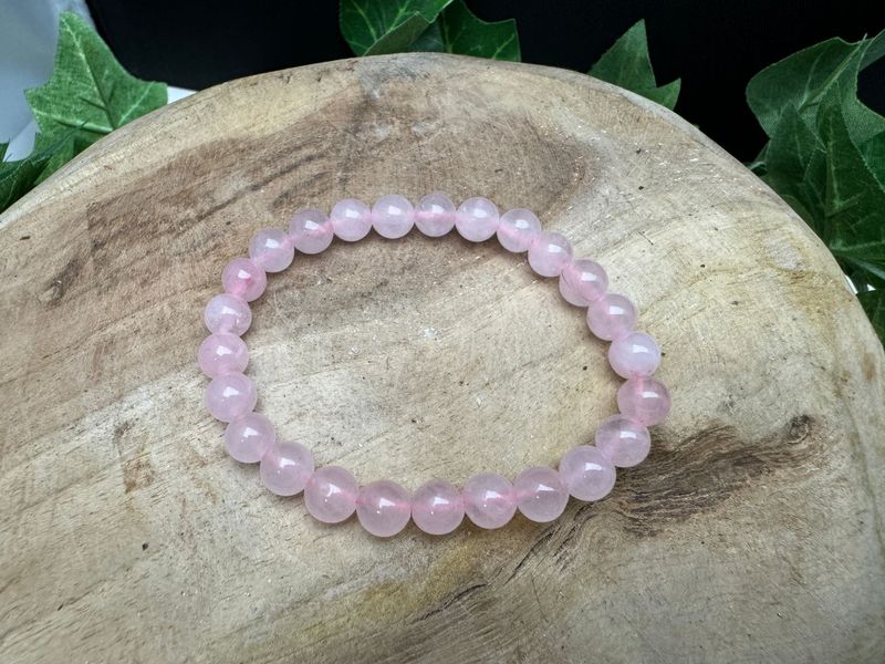 Armband Rozenkwarts 6mm (kind)