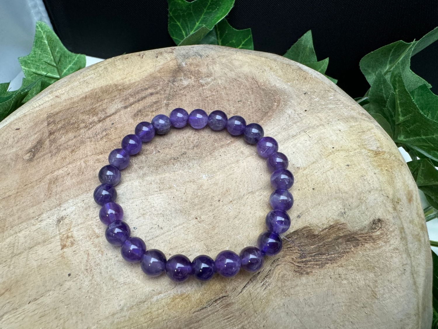 Armband Amethist 6mm (kind)