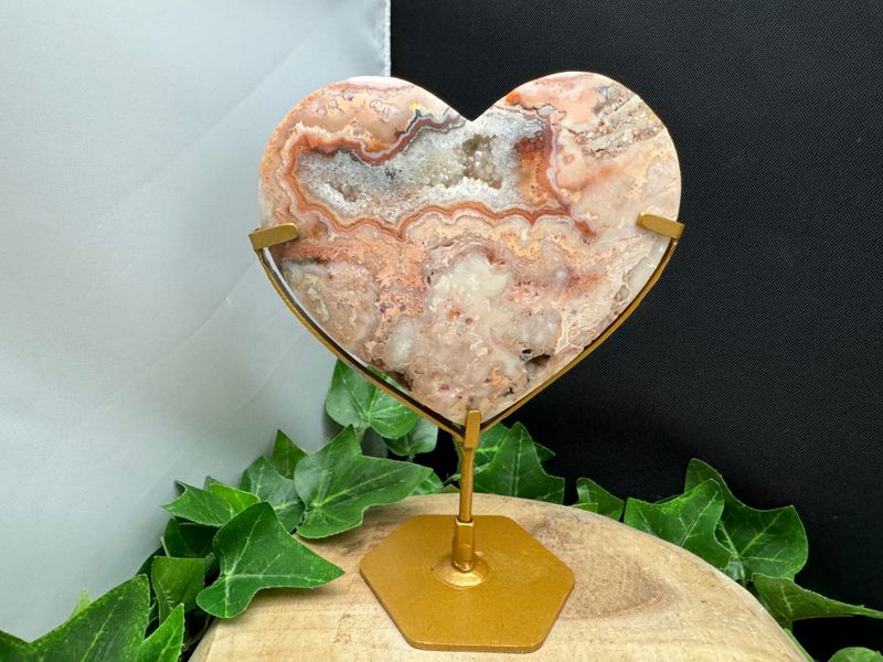 Crazy Lace hart op standaard