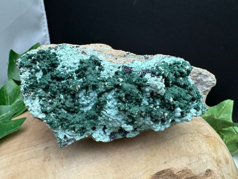 Chrysocolla met Malachiet