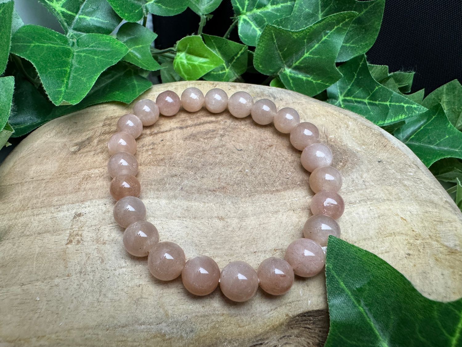 8mm Roze Maansteen