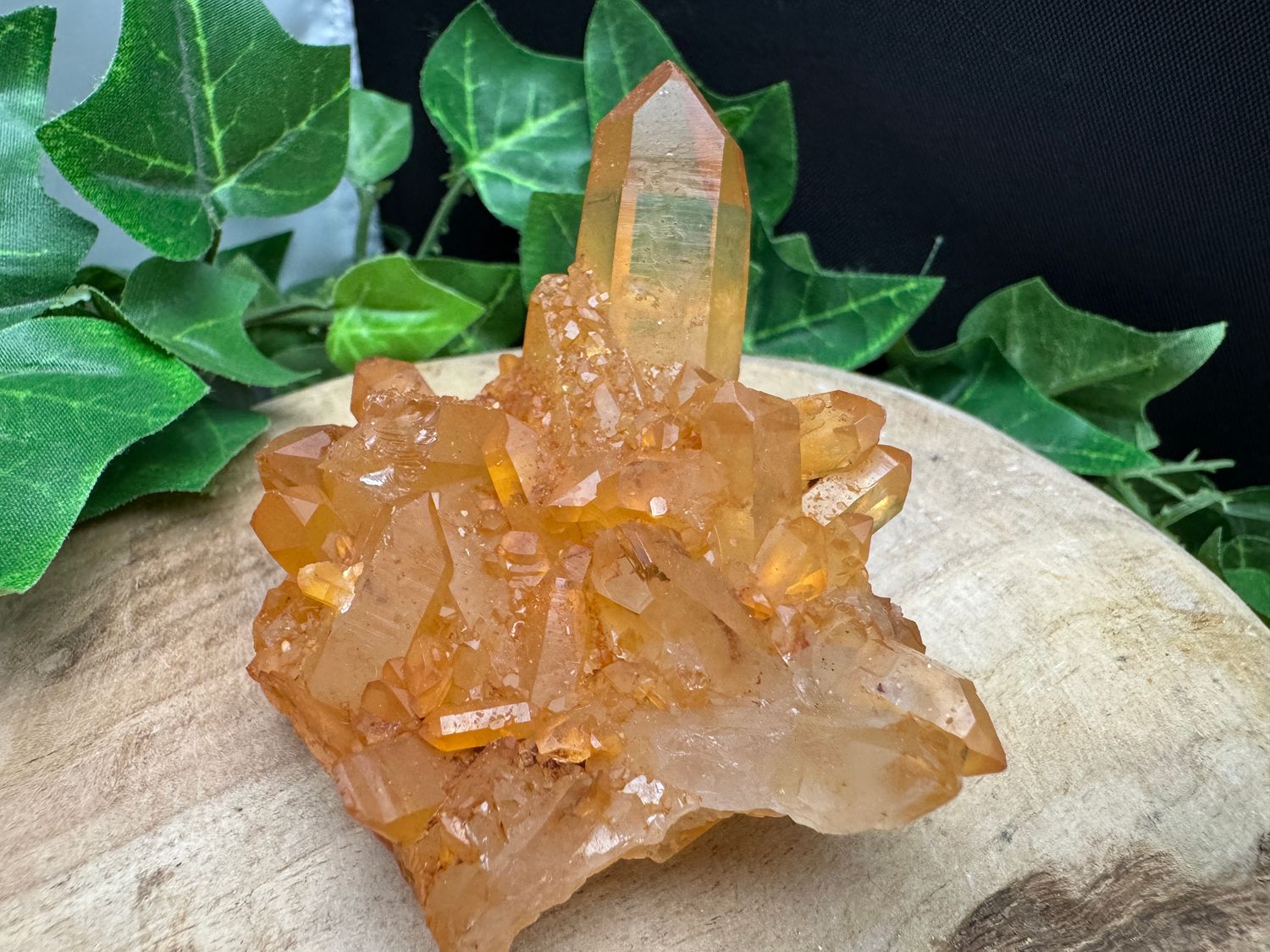 Cluster Tangerine Kwarts