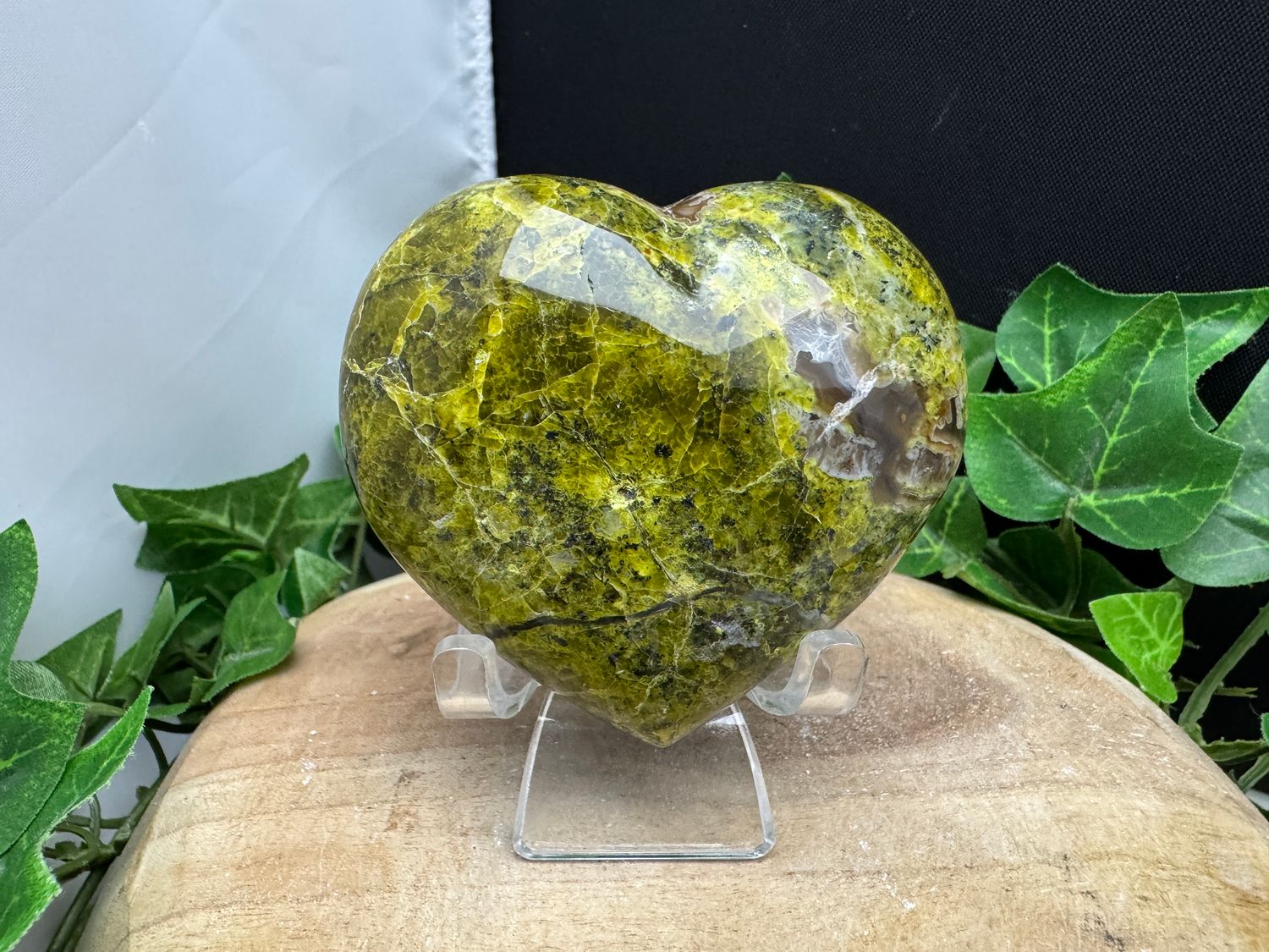 Groene Opaal hart