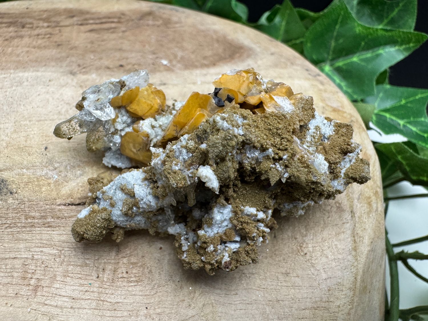 Bergkristal en Calciet