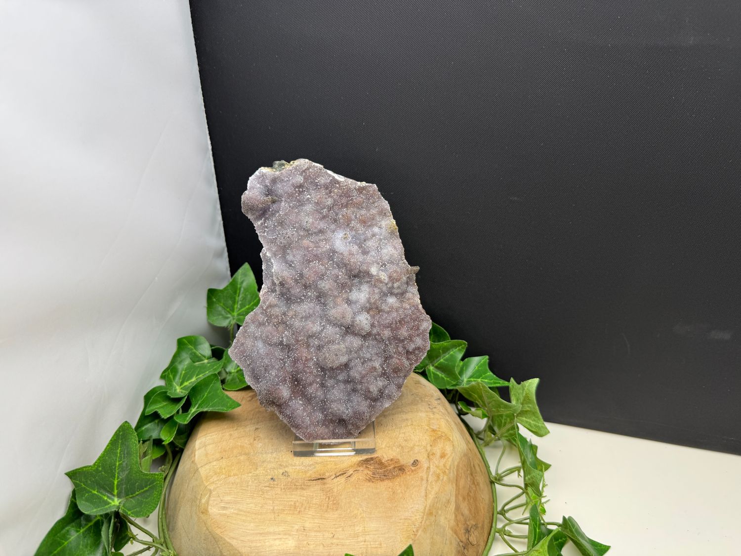 Amethist op Chalcedoon