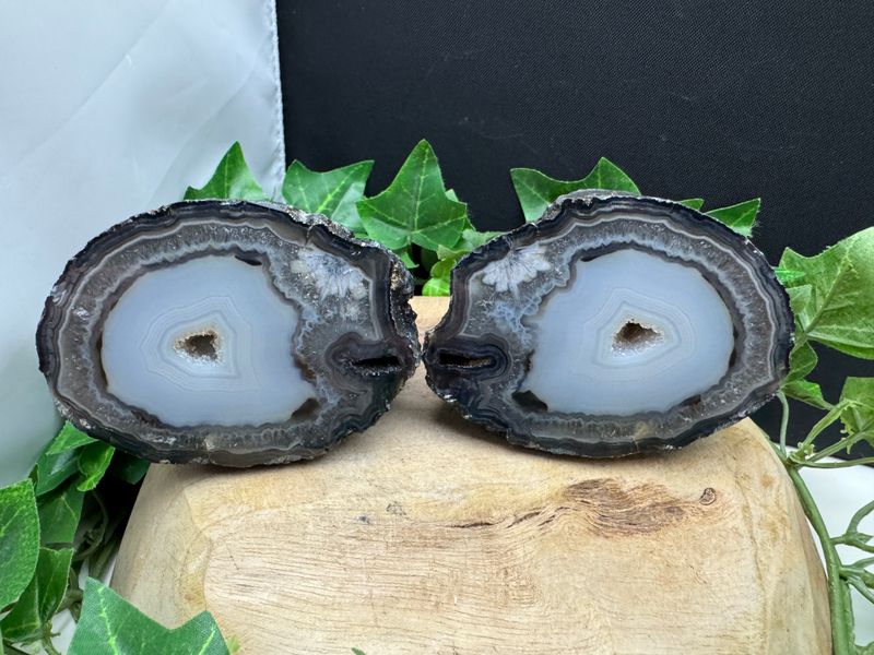 Agaat paar druzy