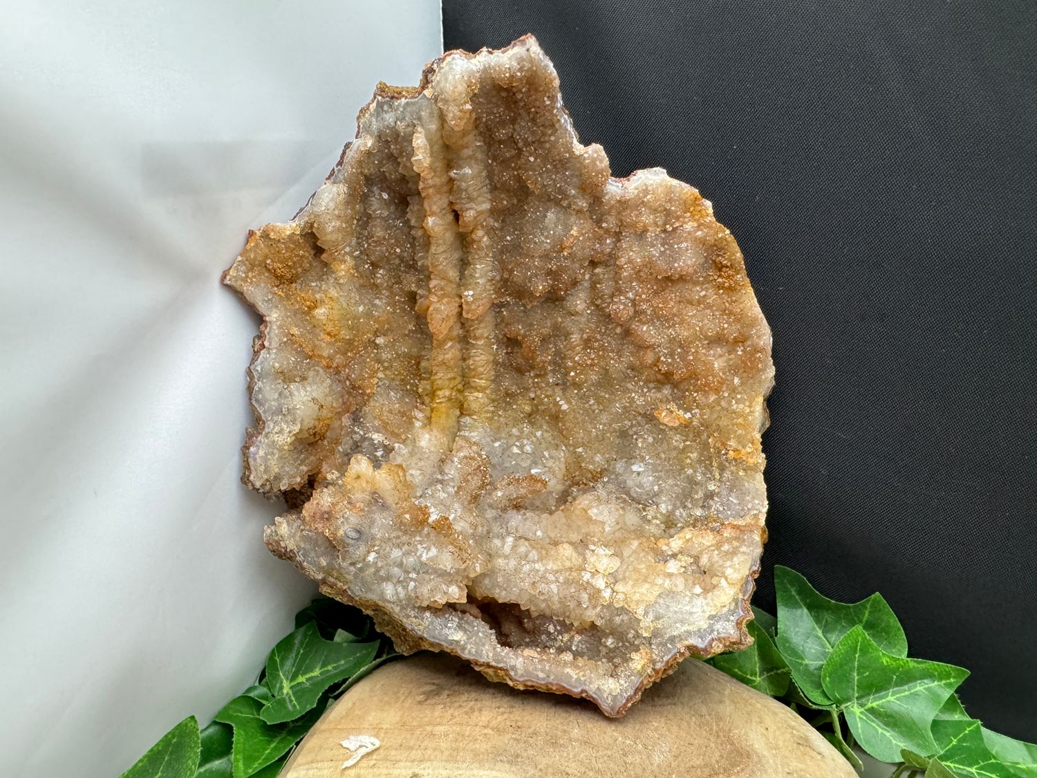 Kwarts met Limoniet en Chalcedoon