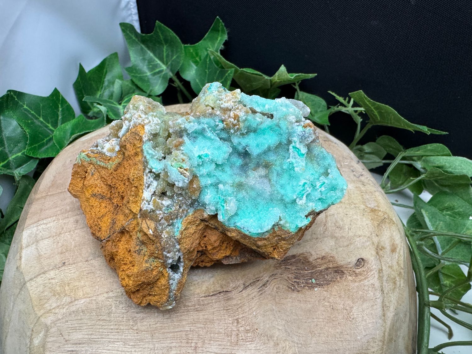 Garnieriet met druzy kwarts