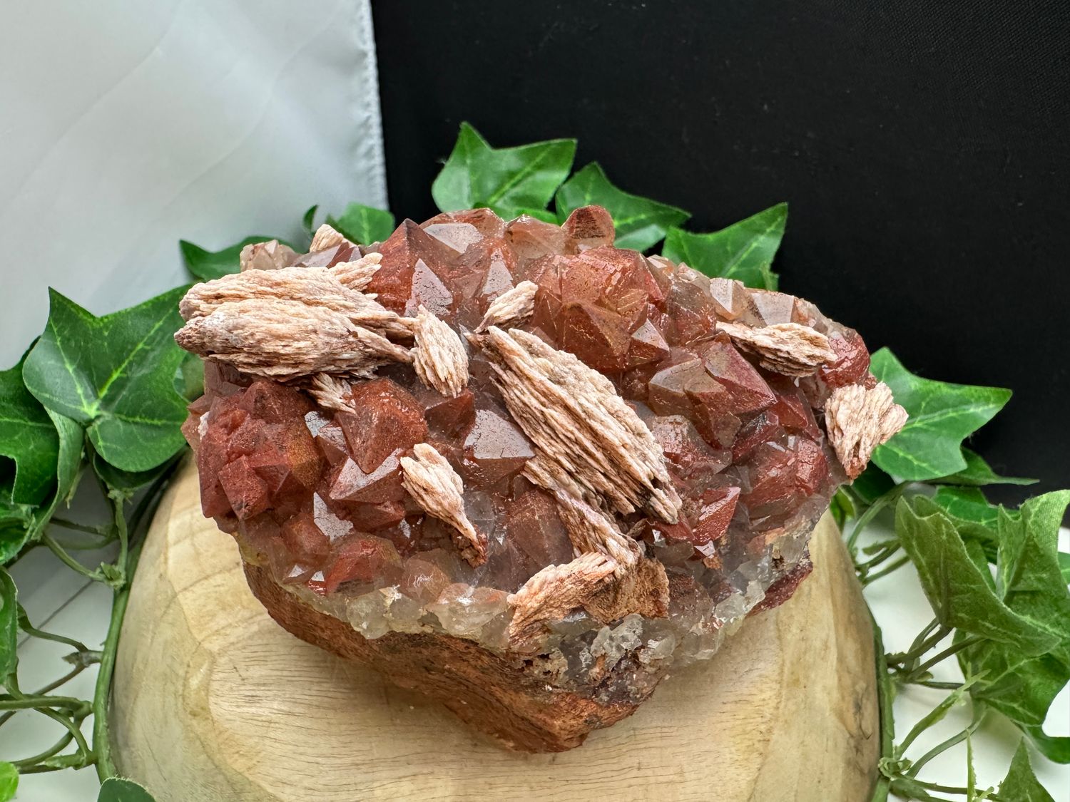 Rode Kwarts met Bariet Rode Kwarts met Bariet