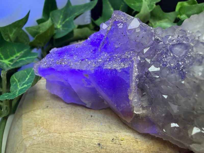 Fluoriet met kwarts Fluoriet met kwarts