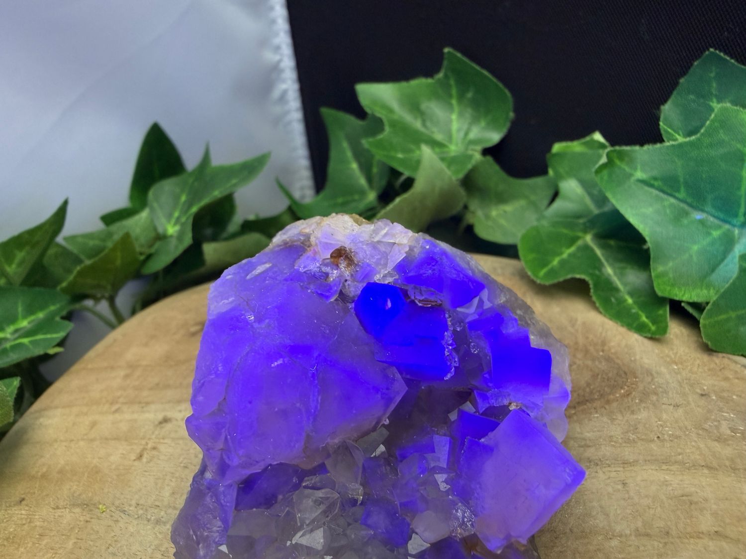 Fluoriet met kwarts Fluoriet met kwarts