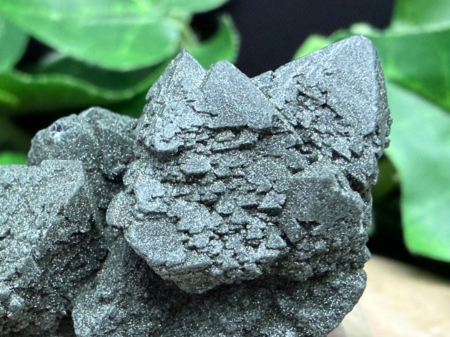 Roze fluoriet met Chloriet Roze fluoriet met Chloriet