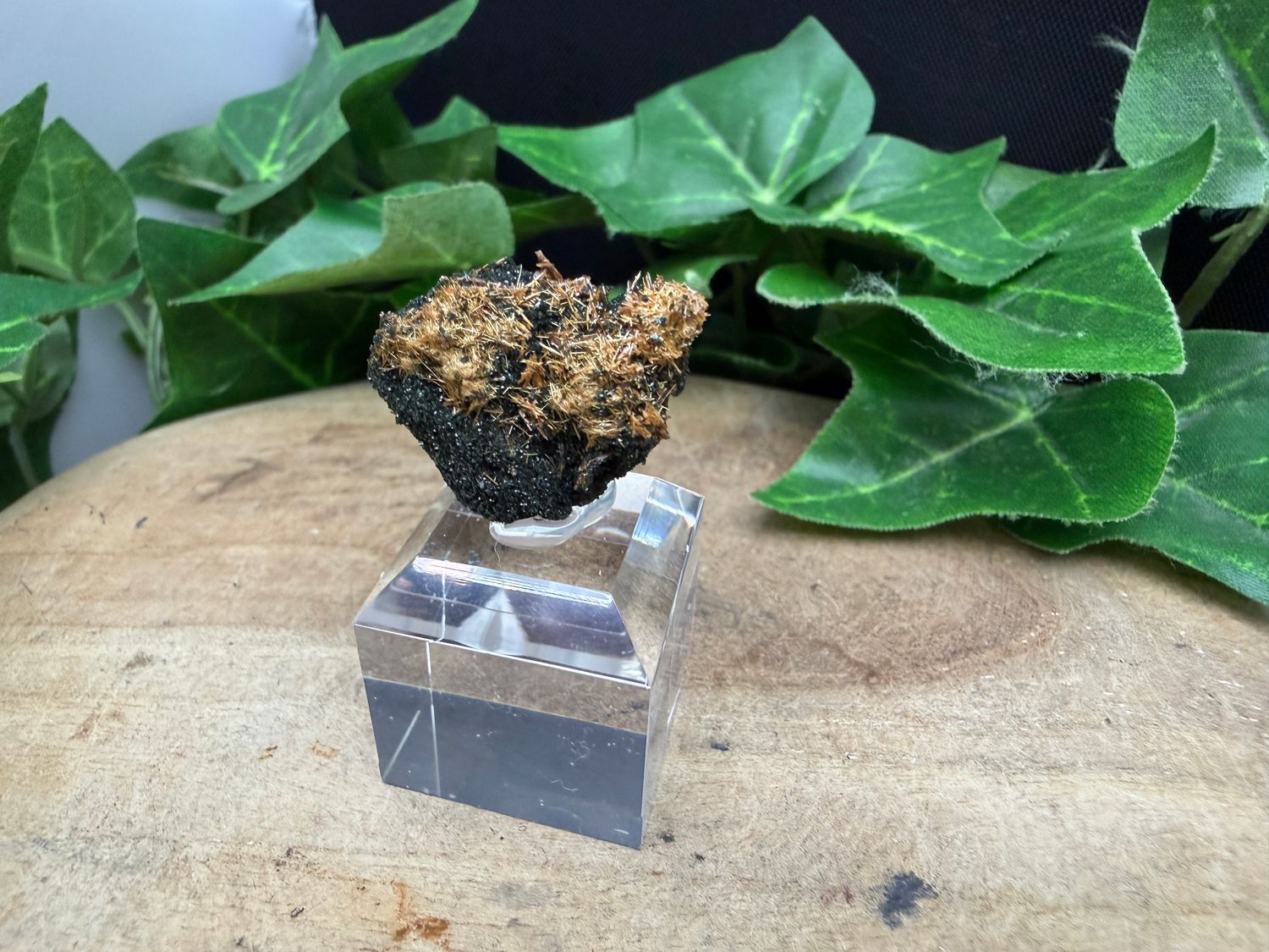 Rutiel op Chloriet Rutiel op Chloriet