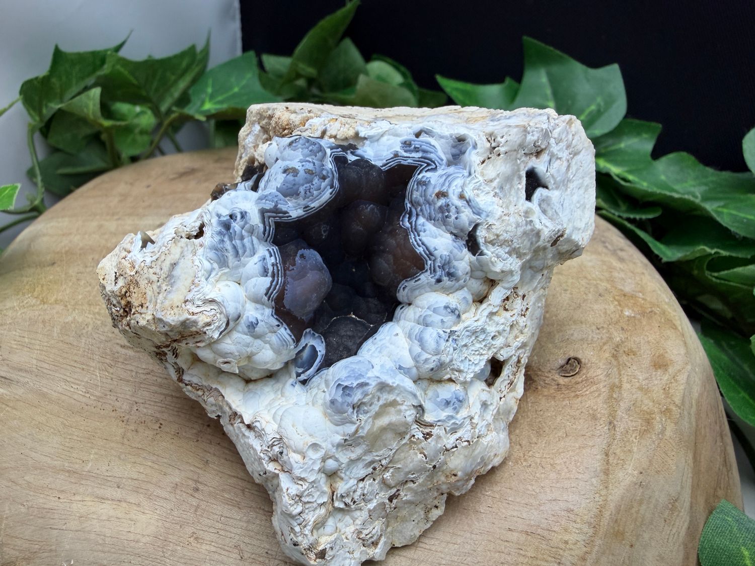 Chalcedoon geode deel