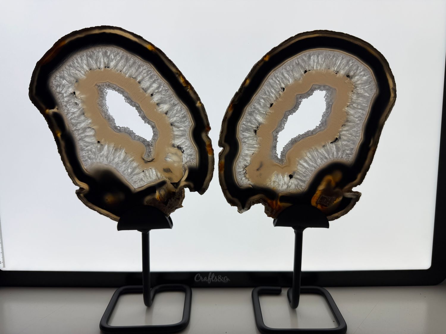 Supermooie set agaat schijven XL Supermooie set agaat schijven XL