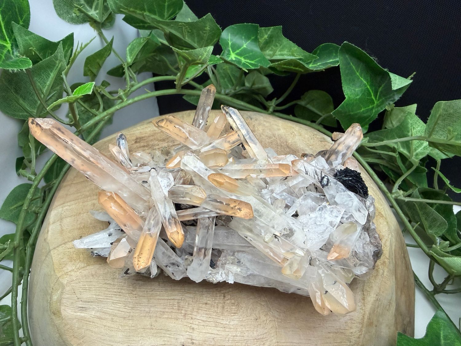 Kwarts met Hematiet (bijzonder!)