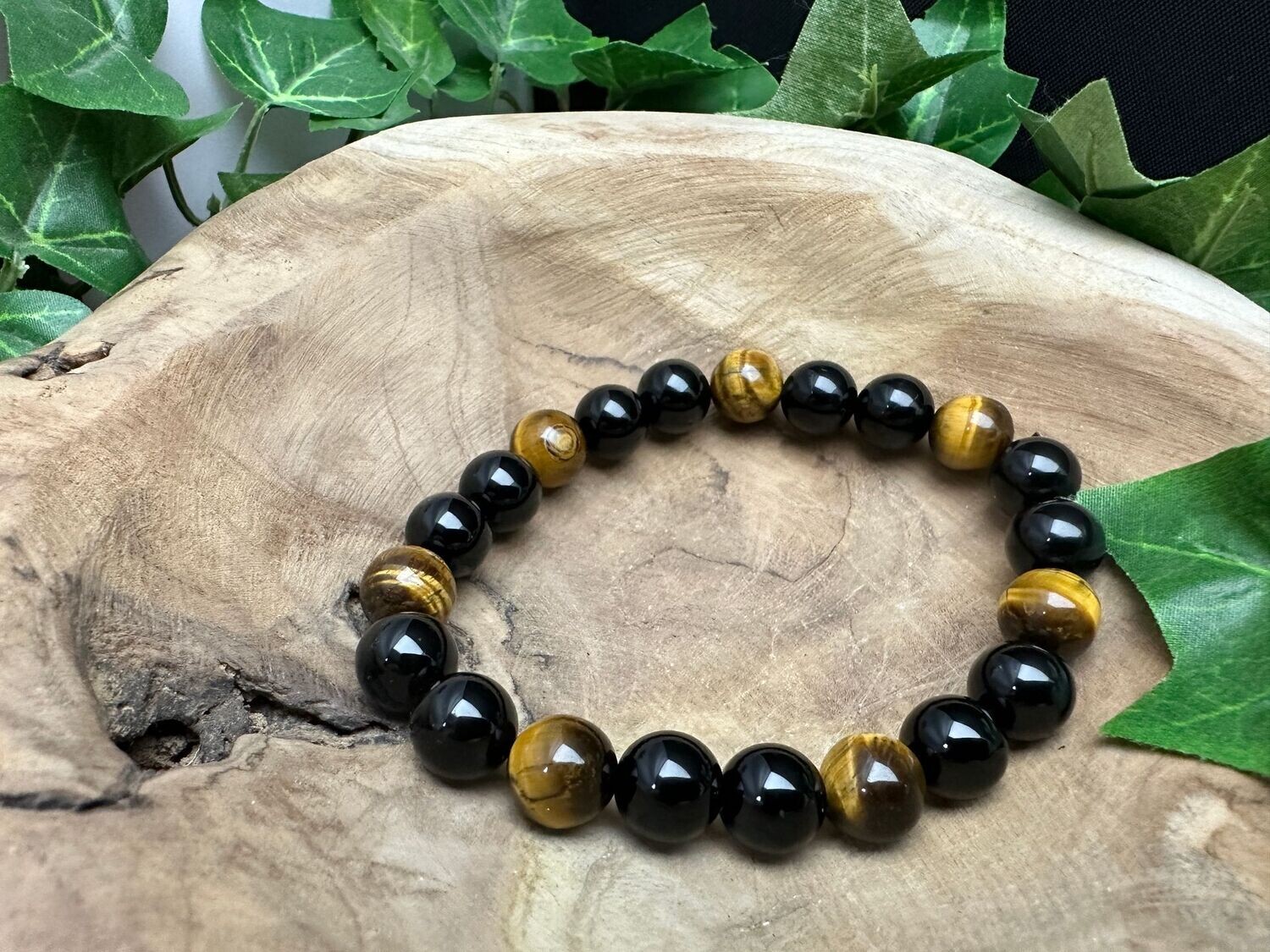 Tijgeroog / Onyx 10mm Tijgeroog / Onyx 10mm