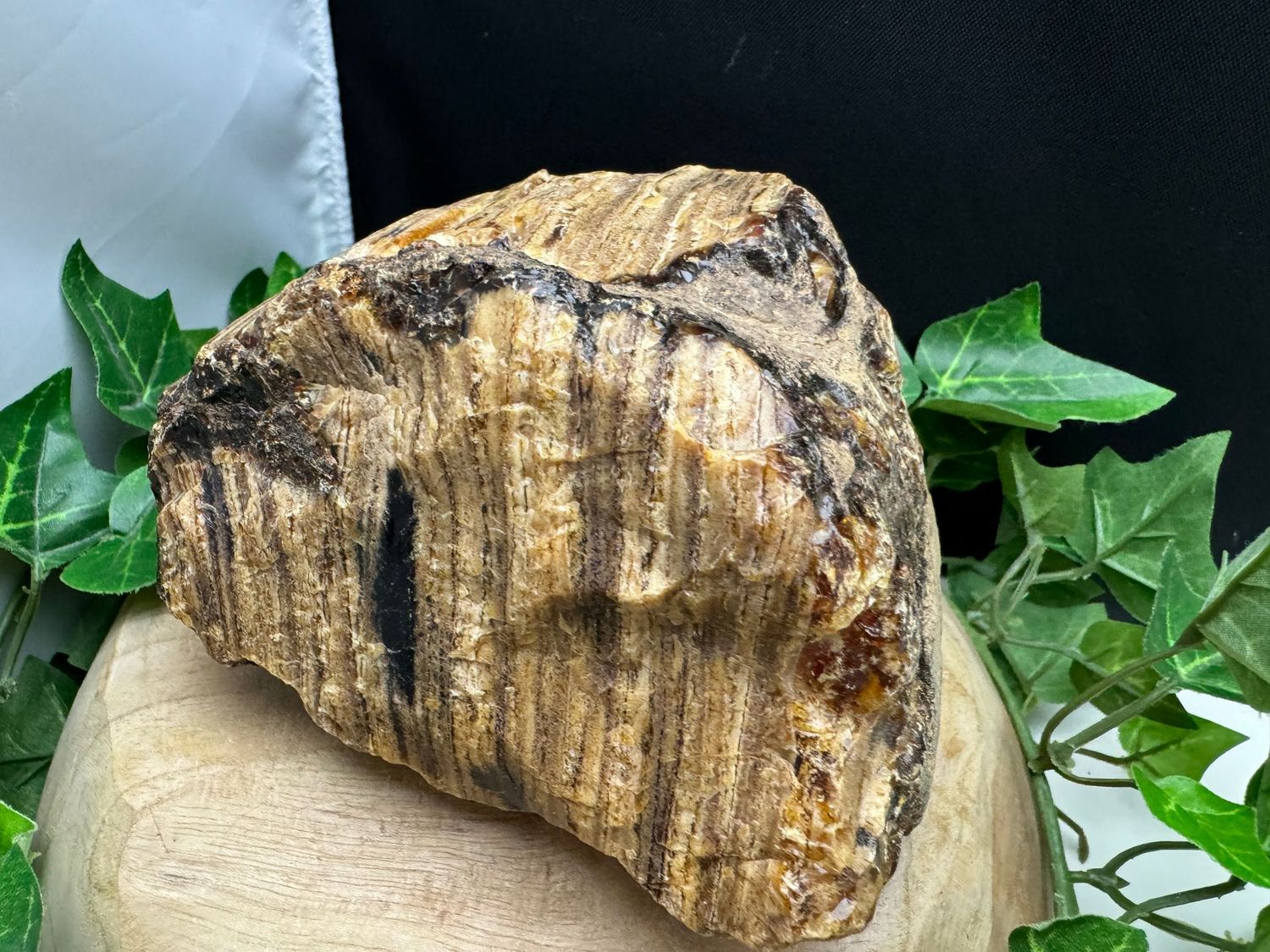 Blauwe met witte Barnsteen.