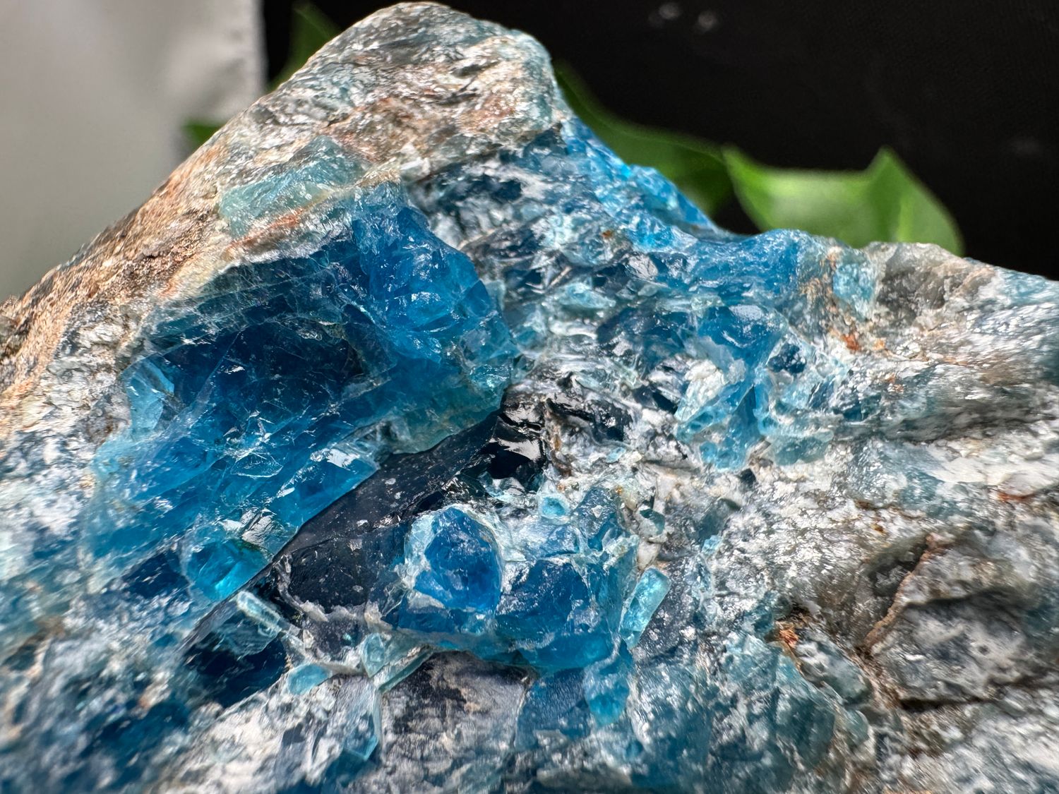 Ruwe blauwe Apatiet Ruwe blauwe Apatiet