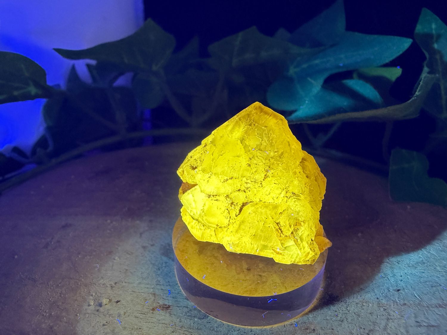 Groot Cerussiet kristal Groot Cerussiet kristal