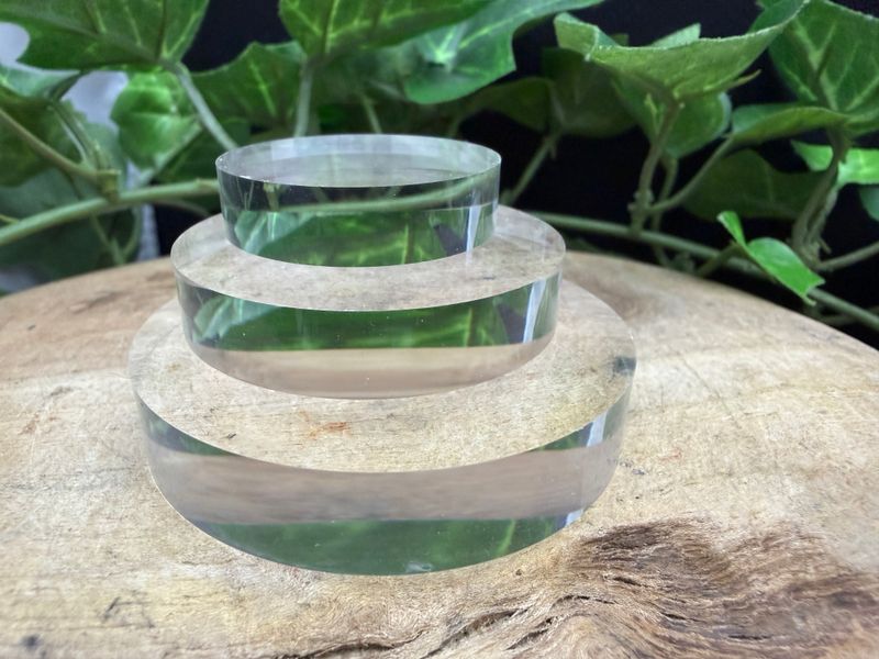 Acrylglas sokkel rond 50mm