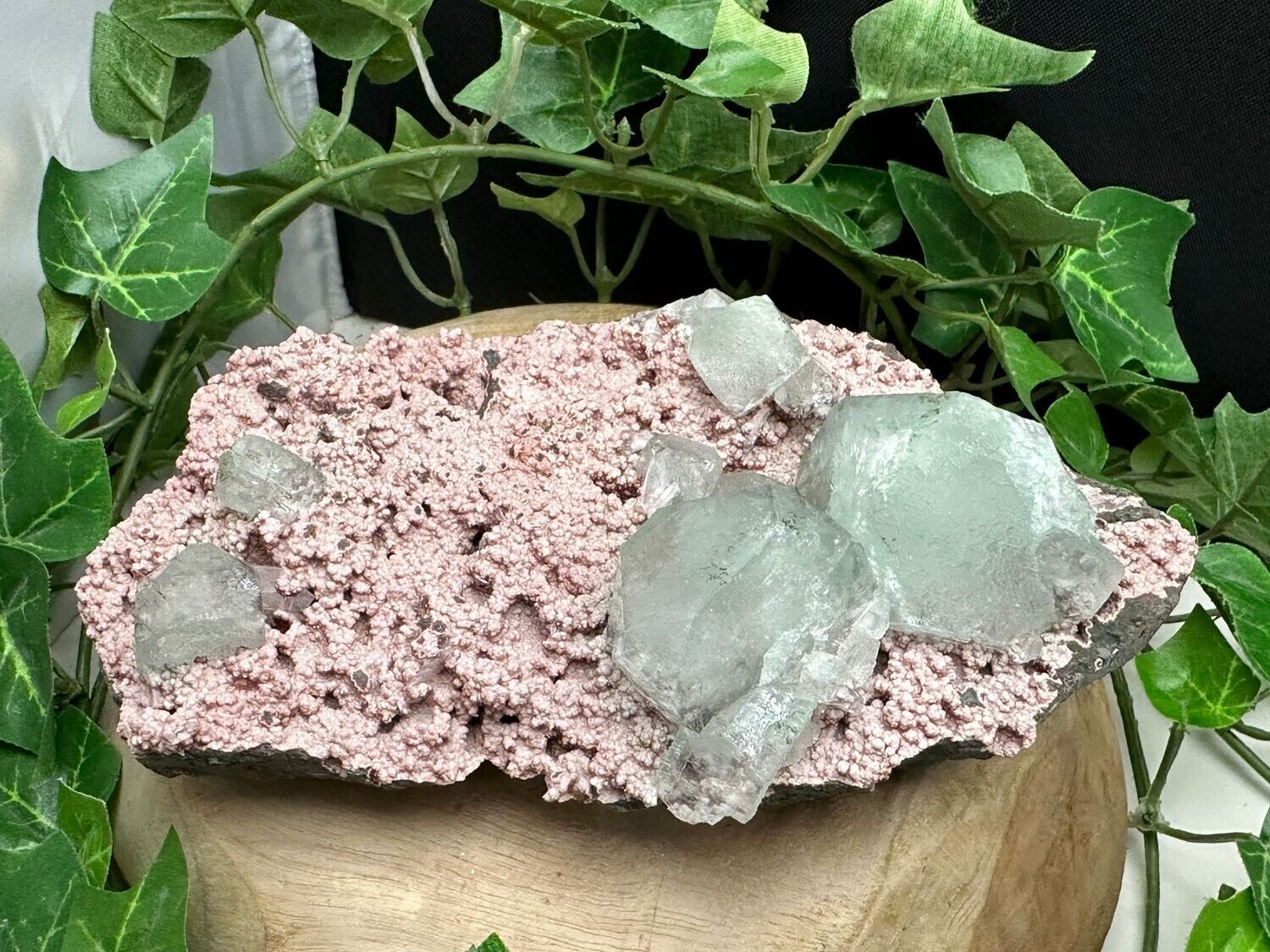 Apofyliet met Stilbiet op Heulandiet Apofyliet met Stilbiet op Heulandiet