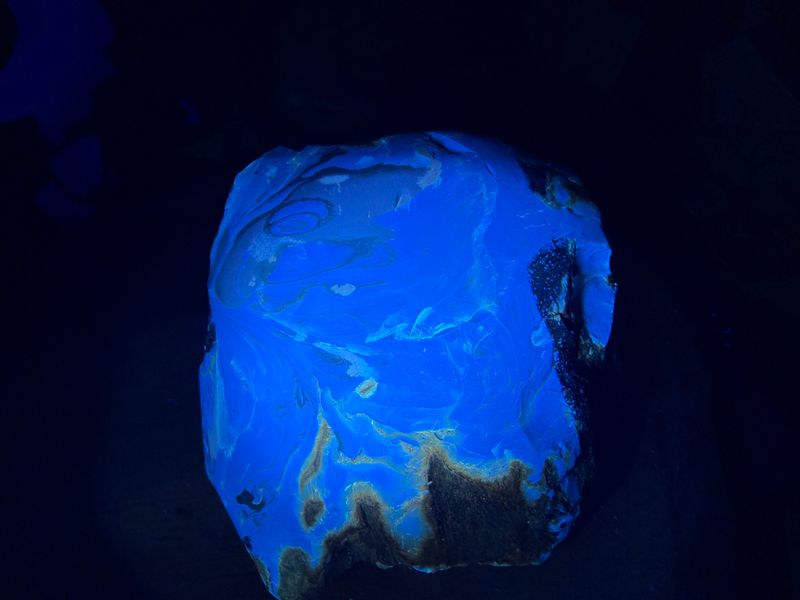 Gepolijste Blauwe Barnsteen