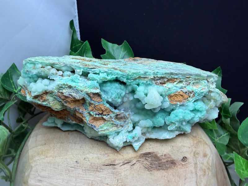 Garnieriet met druzy kwarts