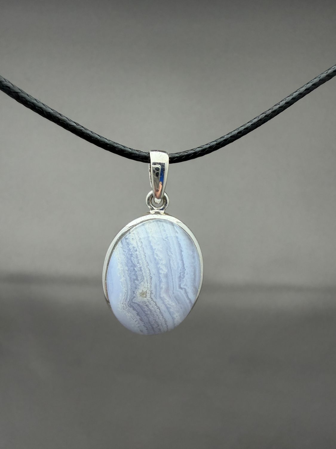 Blue Lace Agaat hanger