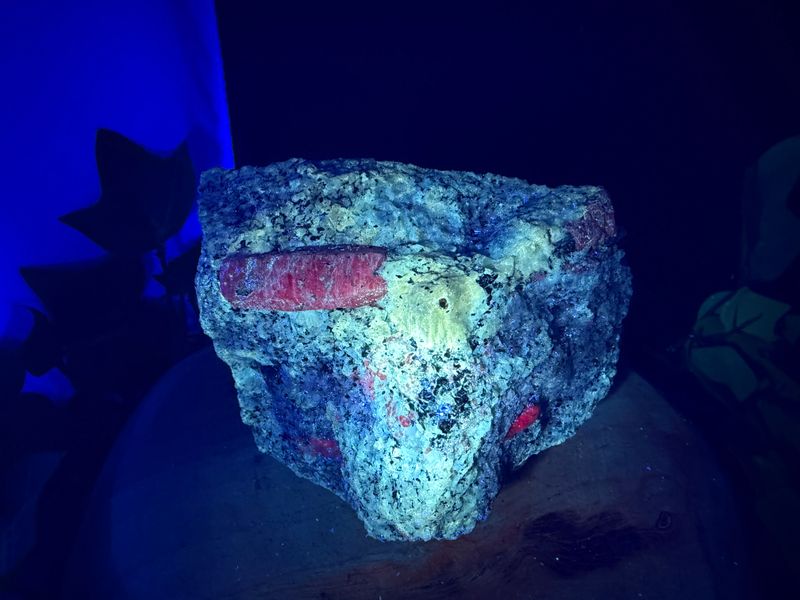 Robijn in matrixgesteente